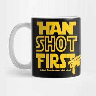 Han Shot First Mug